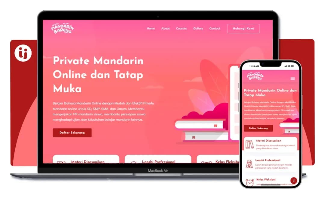 Private Course Website