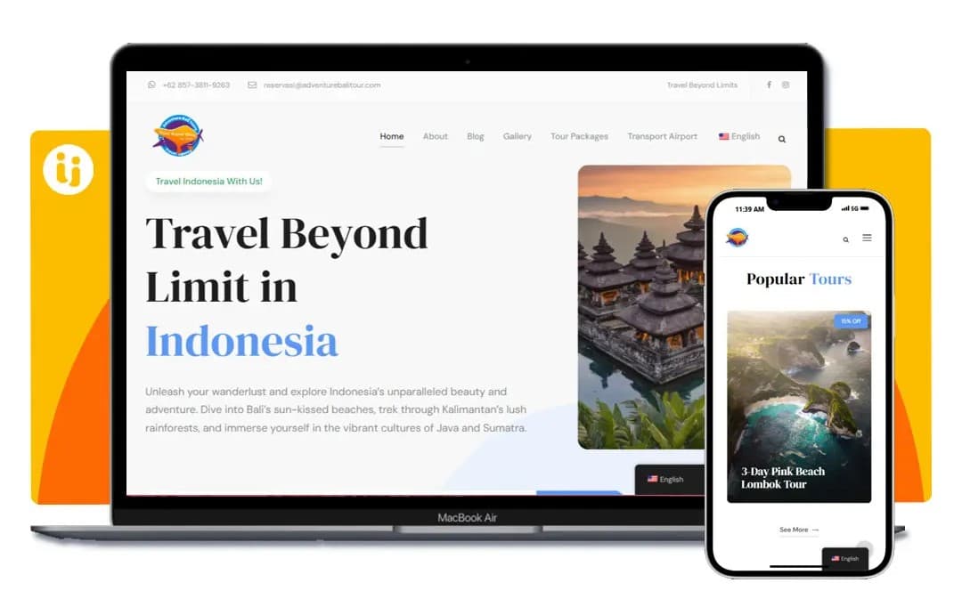 Tour and Travel Website
