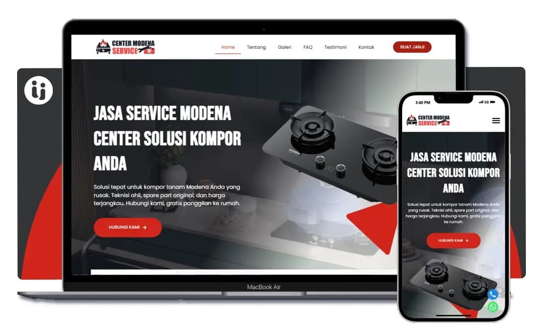 Repair Service Website