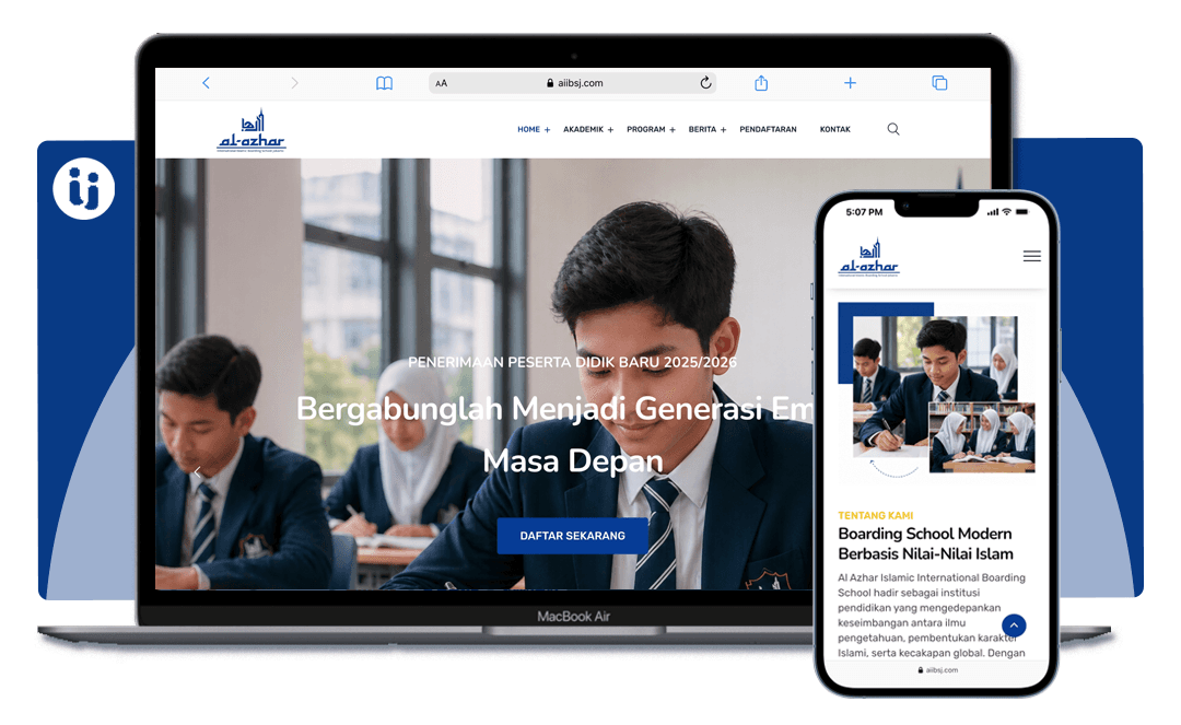 Website Sekolah Al-Azhar